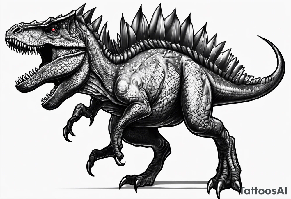 dinosaur tattoo idea