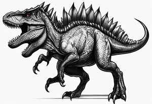 dinosaur tattoo idea