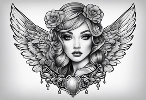 Dolly, acorn, wings tattoo idea