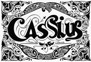 the name 'cassius rafiki mckenzie' tattoo idea