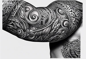 Arm armor tattoo idea