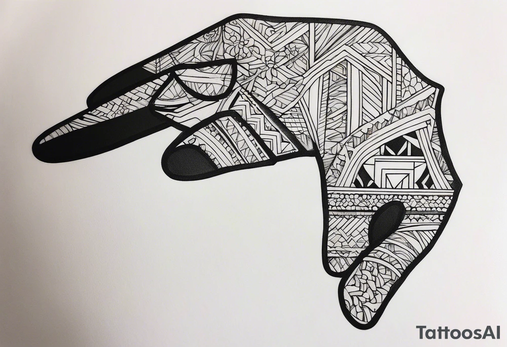 Canguro con guantes tattoo idea