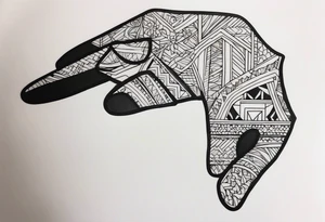 Canguro con guantes tattoo idea