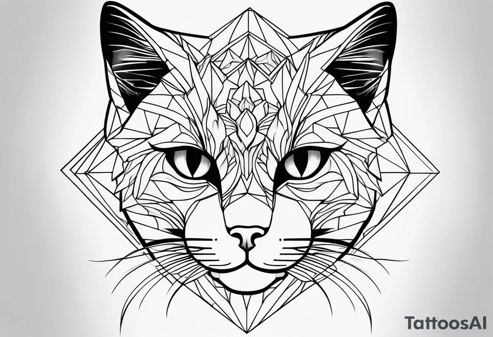 Black Cat tattoo idea