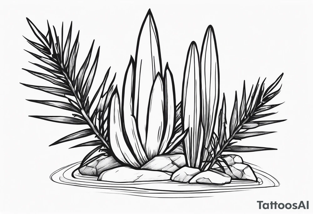 Yucca Love magic Friends tattoo idea