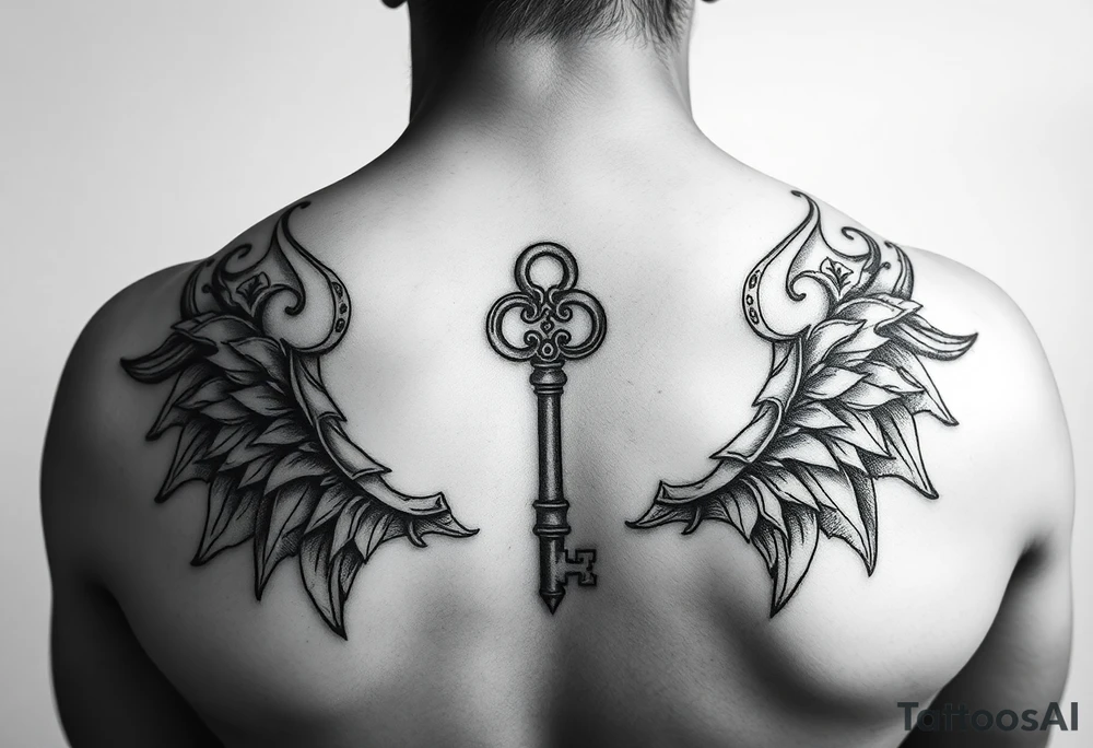 He still holds the key tattoo idea