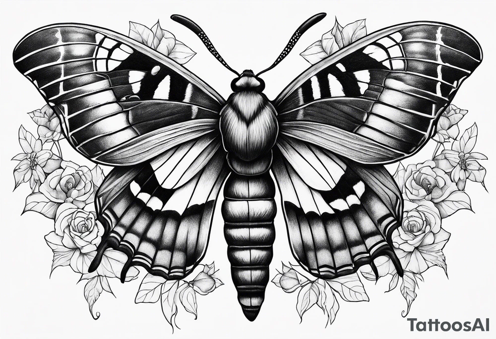 Death hawk moth tattoo idea