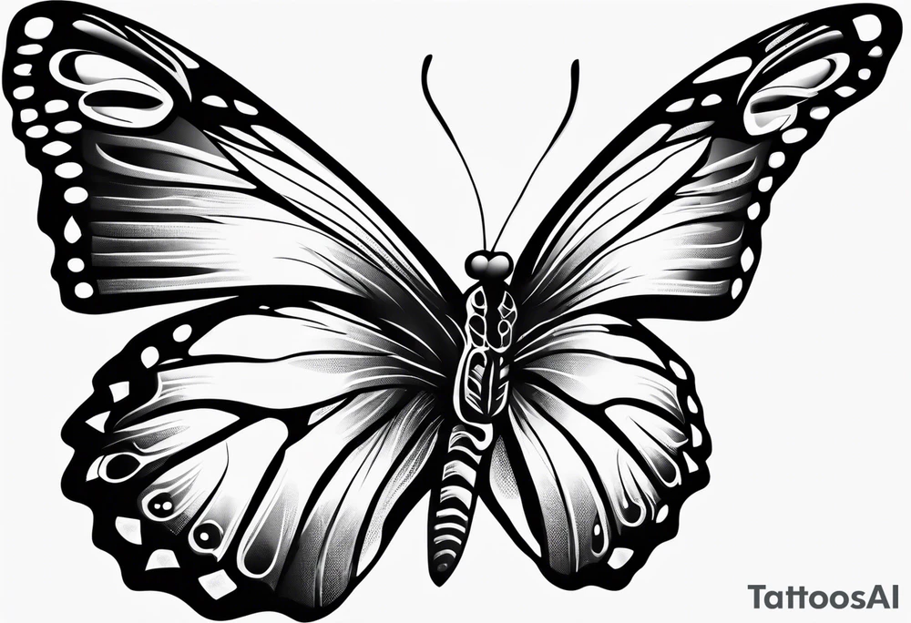 butterfly tattoo idea