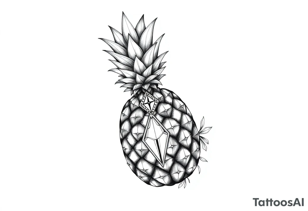 Pineapple,Pubic crown diamond vagina and anus tattoo idea Pineapple,Pubic crown diamond vagina and anus tattoo idea