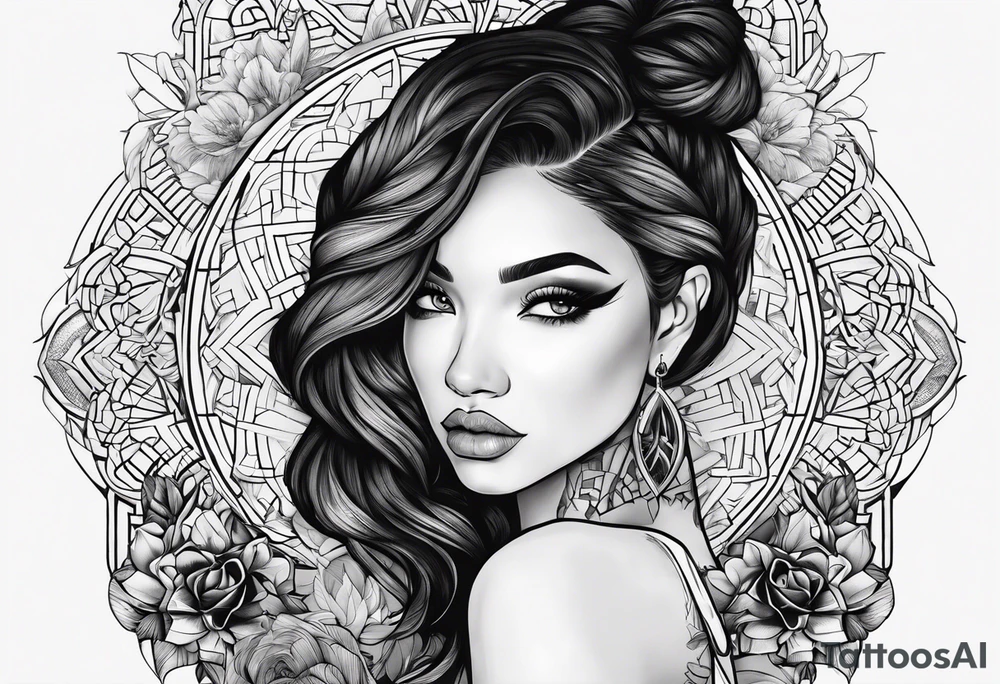 Jeylani Averie with hears tattoo idea