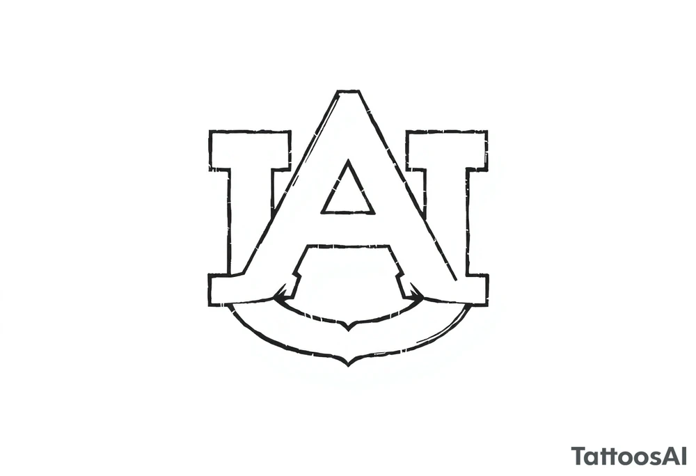 Auburn symbol tattoo idea