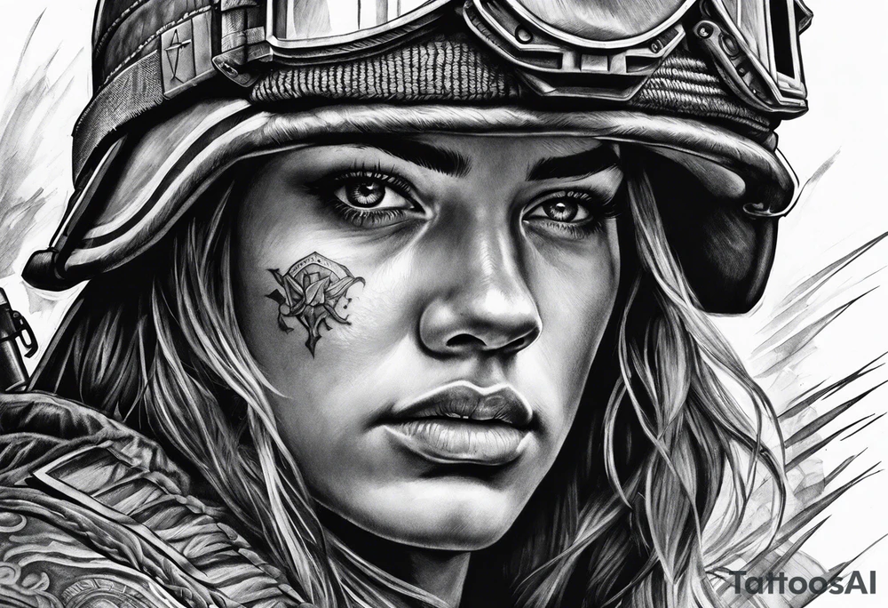 War tattoo idea