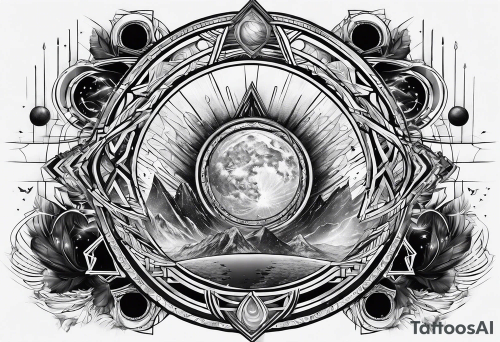 Wormhole events horizon tattoo idea