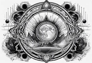Wormhole events horizon tattoo idea