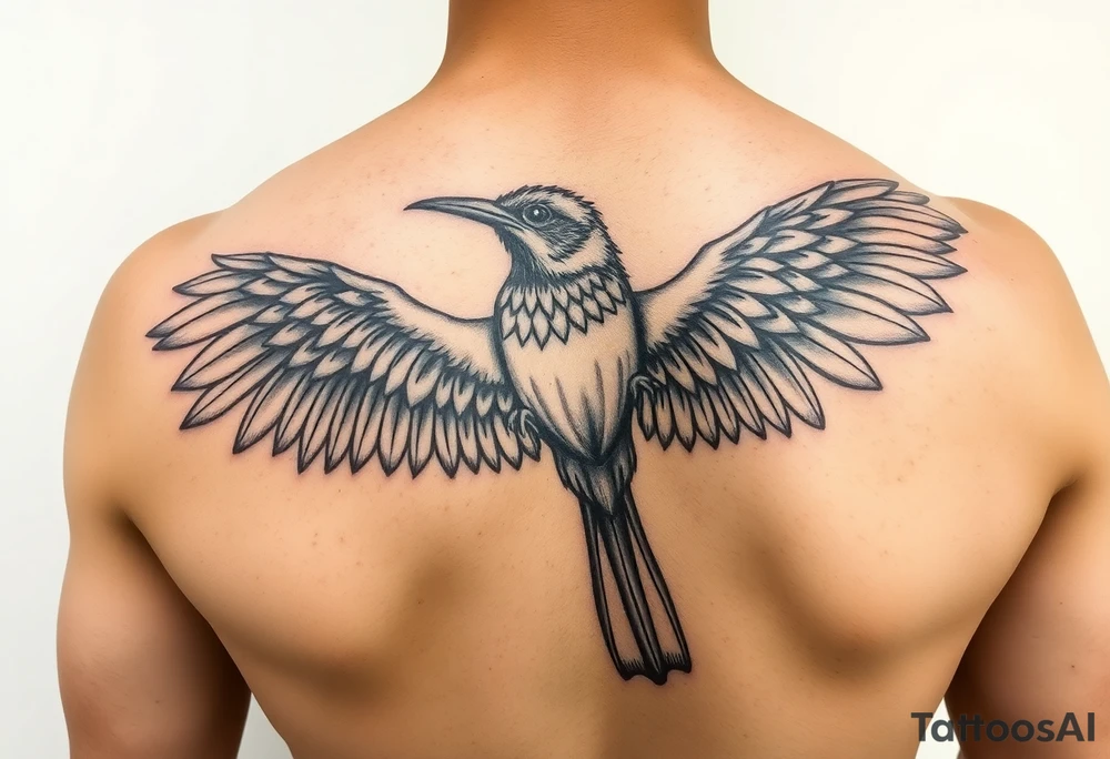 gambar burung rangkong gading kalimantan bertengger di lingkaran anyaman rotan bermotif dayak tattoo idea
