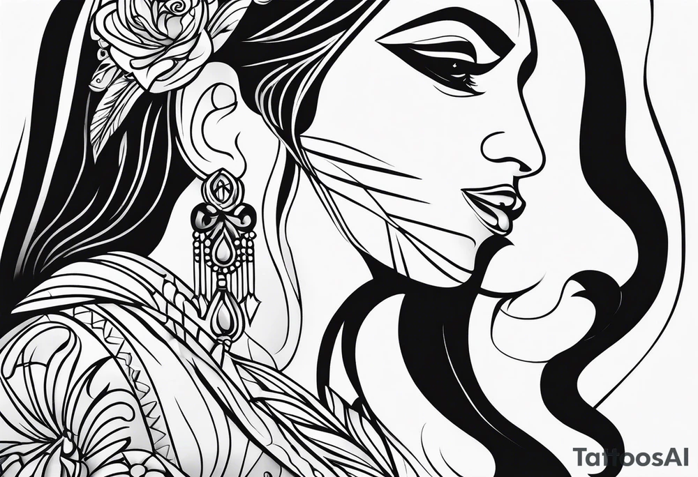 picasso art tattoo idea