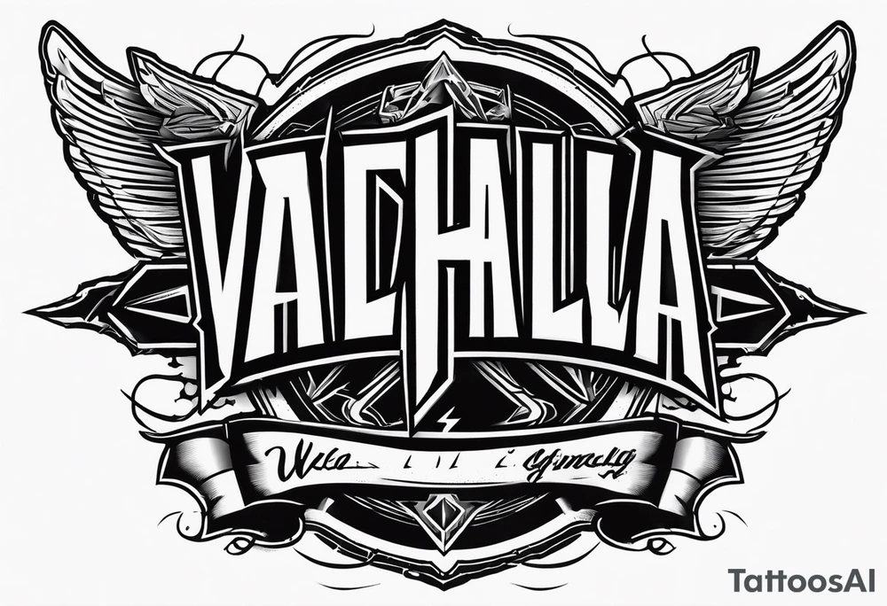 Valhalla lightning tattoo idea