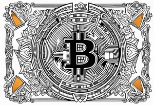 Bitcoin which broken tattoo idea