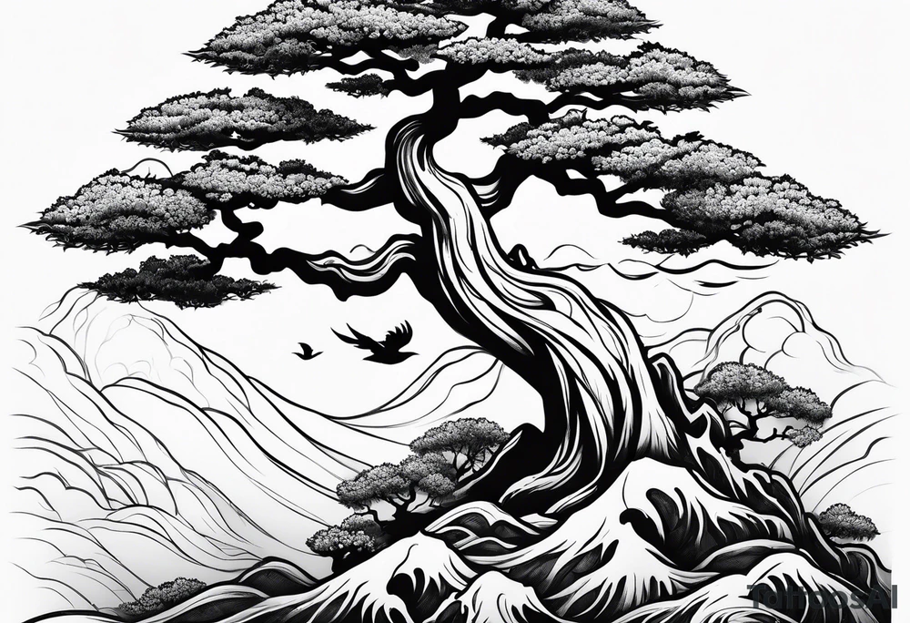 bonsai tattoo idea