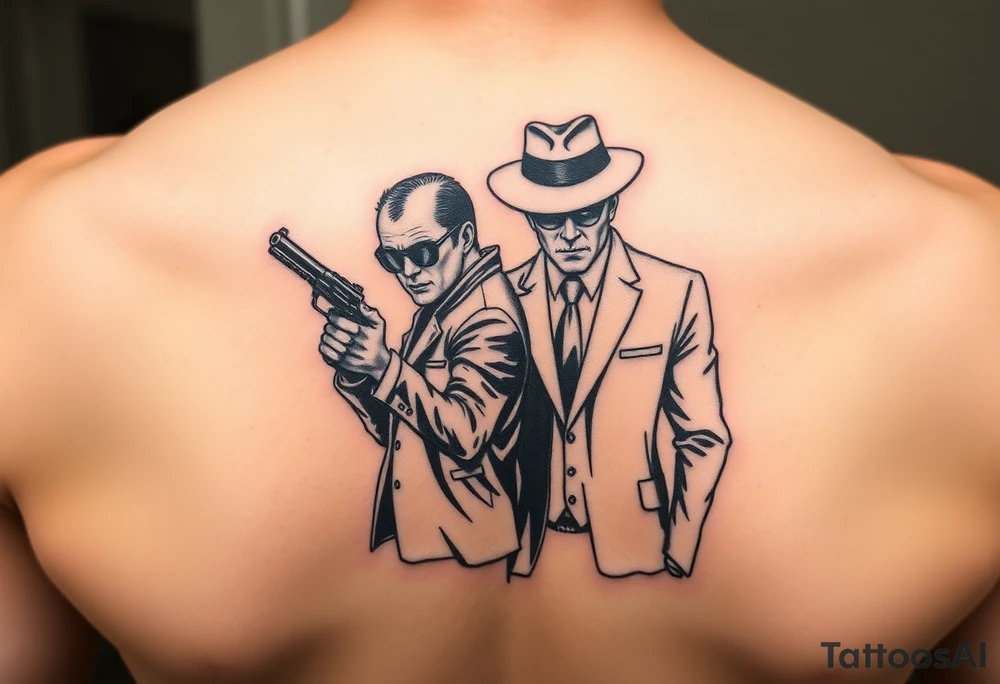 Spy vs spy tattoo idea