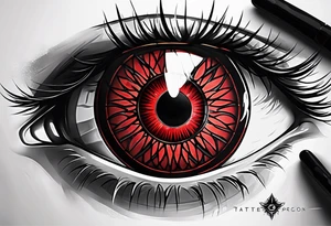 Sharingan eyes tattoo idea