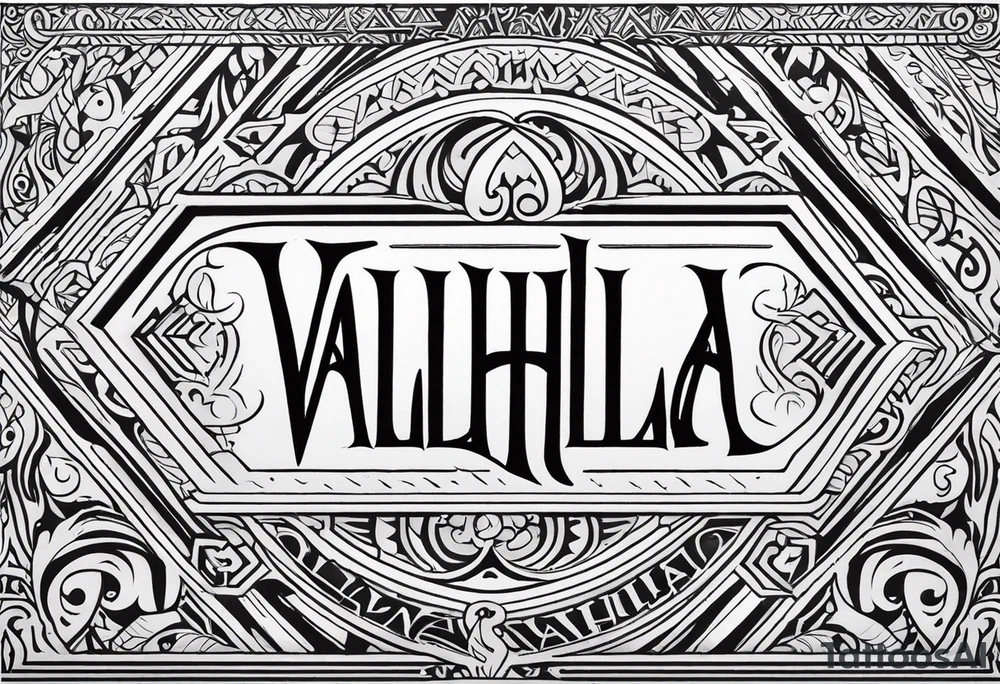 Valhalla tattoo idea