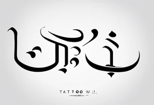 Tattoo ਨਿਰਭਉ ਨਿਰਵੈਰ written in Gurmukhi written text. tattoo idea