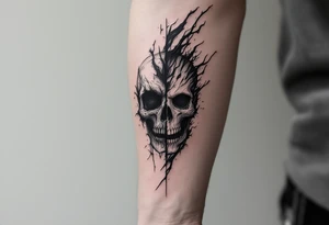 Tattoo that represents the evil and good of humanity tattoo idea