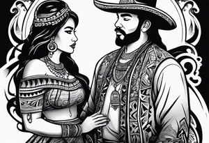 Pacific Northwest
Mexican American
Father
Wife
Son 
Daughter 
God
Faith tattoo idea
