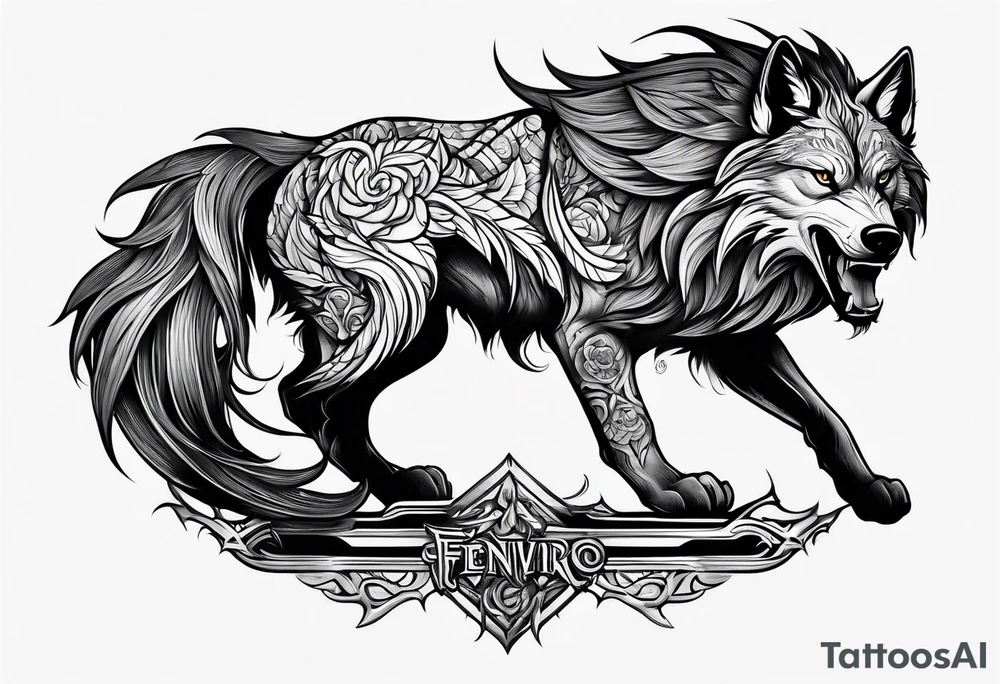 fenrir tattoo idea