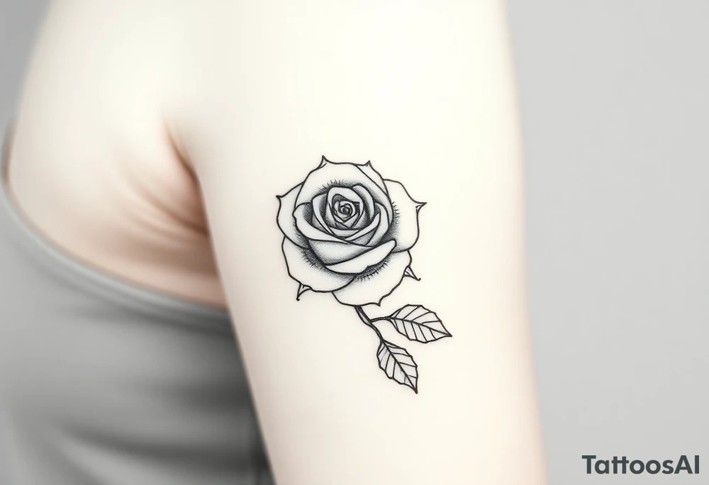 rose tattoo idea