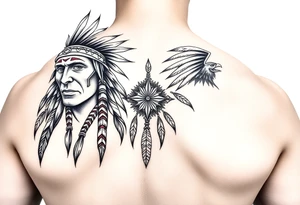 Native american warriors tattoo idea