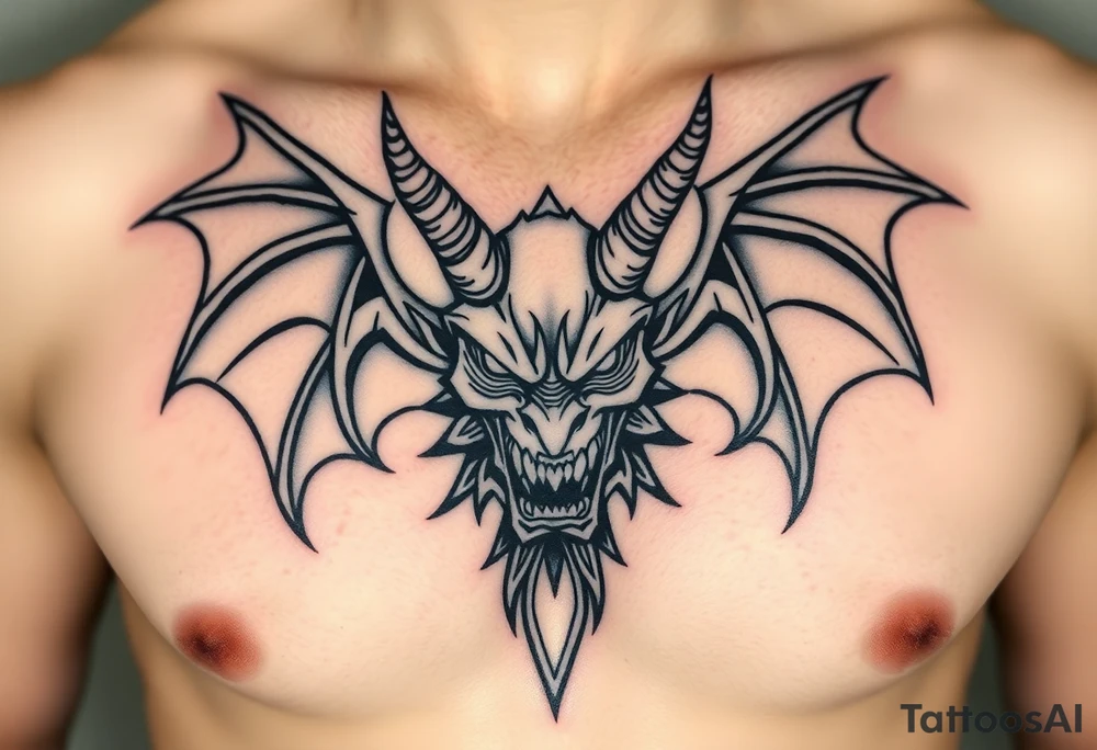 demon tattoo idea