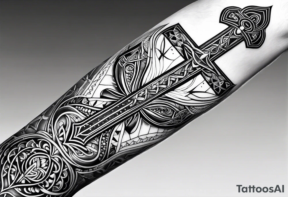 ankh, arm tattoo idea