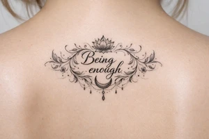 Being enough tattoo idea