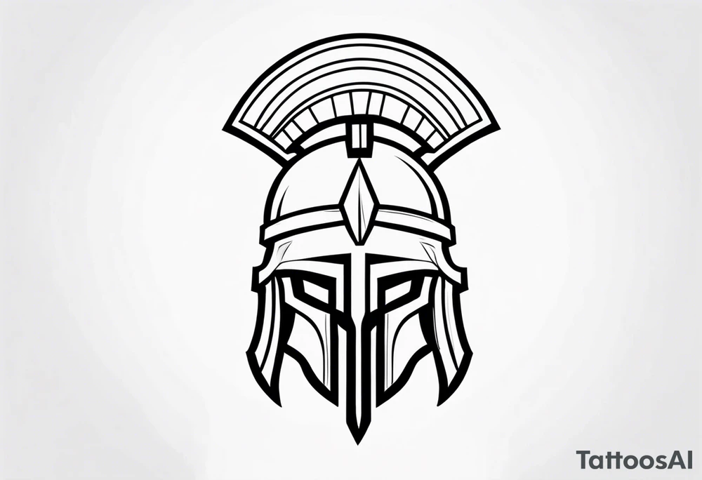 Ancient spartan symbol tattoo tattoo idea