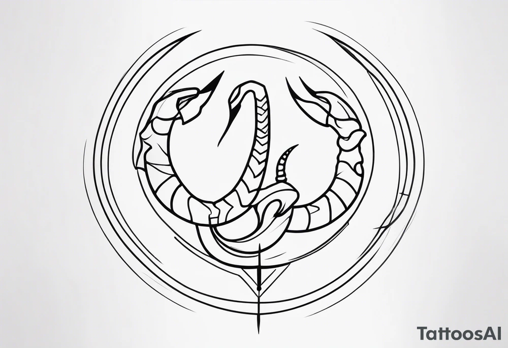 scorpio zodiac symbols tattoo idea