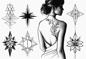 women’s spine tattoo tattoo idea