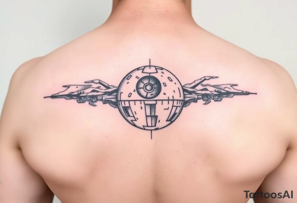 Death Star Trench run tattoo idea