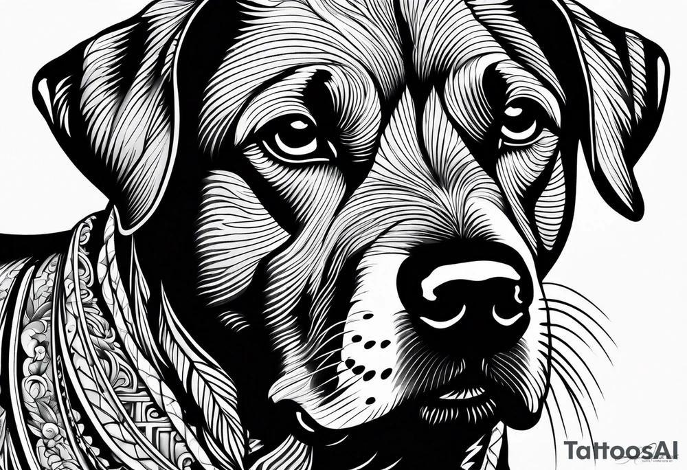 Dog passed away tattoo idea