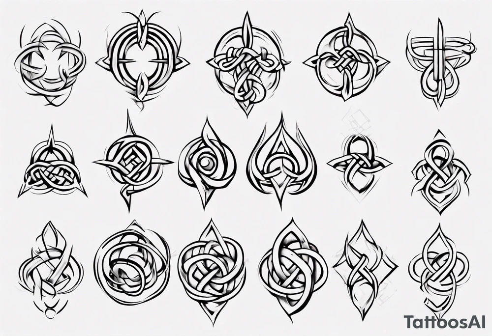 Prime knot 6,1 but very simple and clean tattoo idea
