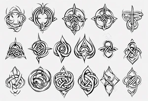 Prime knot 6,1 but very simple and clean tattoo idea