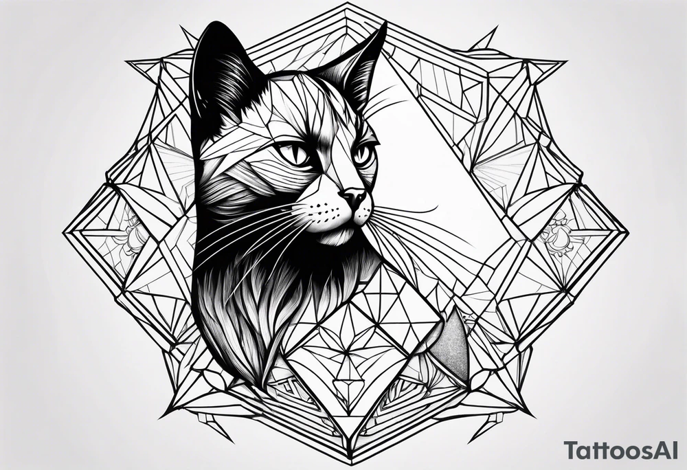 Black Cat tattoo idea