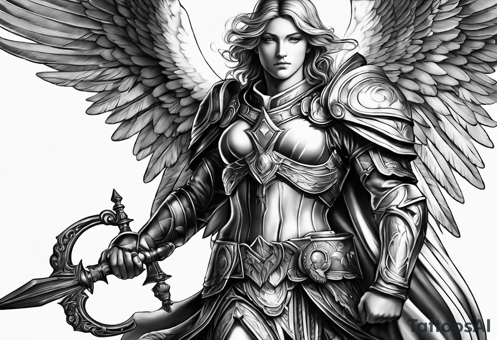 Archangel tattoo idea