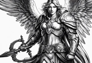 Archangel tattoo idea