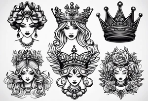 Matriarch, crown, rot tattoo idea