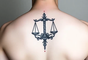 libra tattoo idea