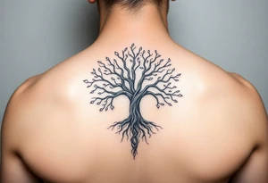 Tree of life with a Victorian feel tattoo idea