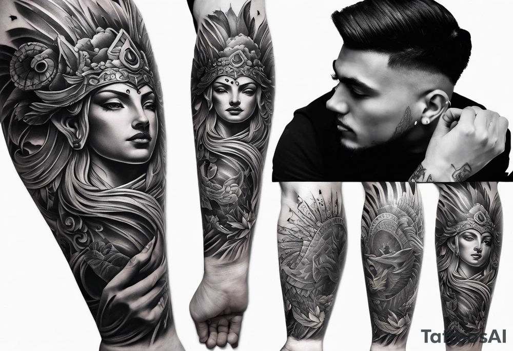 Own god forearm tattoo idea