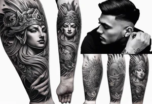 Own god forearm tattoo idea